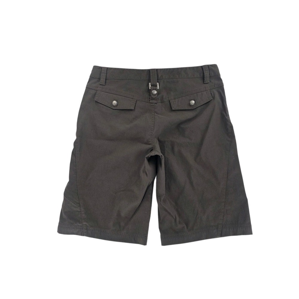 Athleta Womens sz 4 31x11 Brown Hiking Trekking Shorts Nylon Spandex 739412